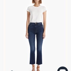 Mother hustler ankle fray size 28